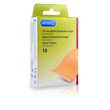 Cerotto Impermeabile Alvita 10x6cm 10 Pezzi  - 2