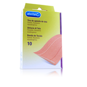 Alvita Cerotto Striscia Tela 1mX6cm 10 Pezzi  - 2
