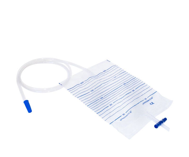 Sacca Raccolta Urina Da Letto 2 Litri 90cm Con Scarico 30 Pezzi-1