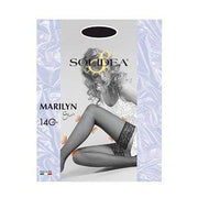 Solidea Marilyn 140 Denari Calza Autoreggente Visone Taglia 3-1