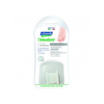 Raddrizza Alluce Gel Di Silicone Bianco Semitrasparente 1 Pezzo  - 2