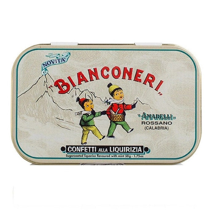 Amarelli Rossano Bianconeri Confetti Alla Liquirizia 50g-1