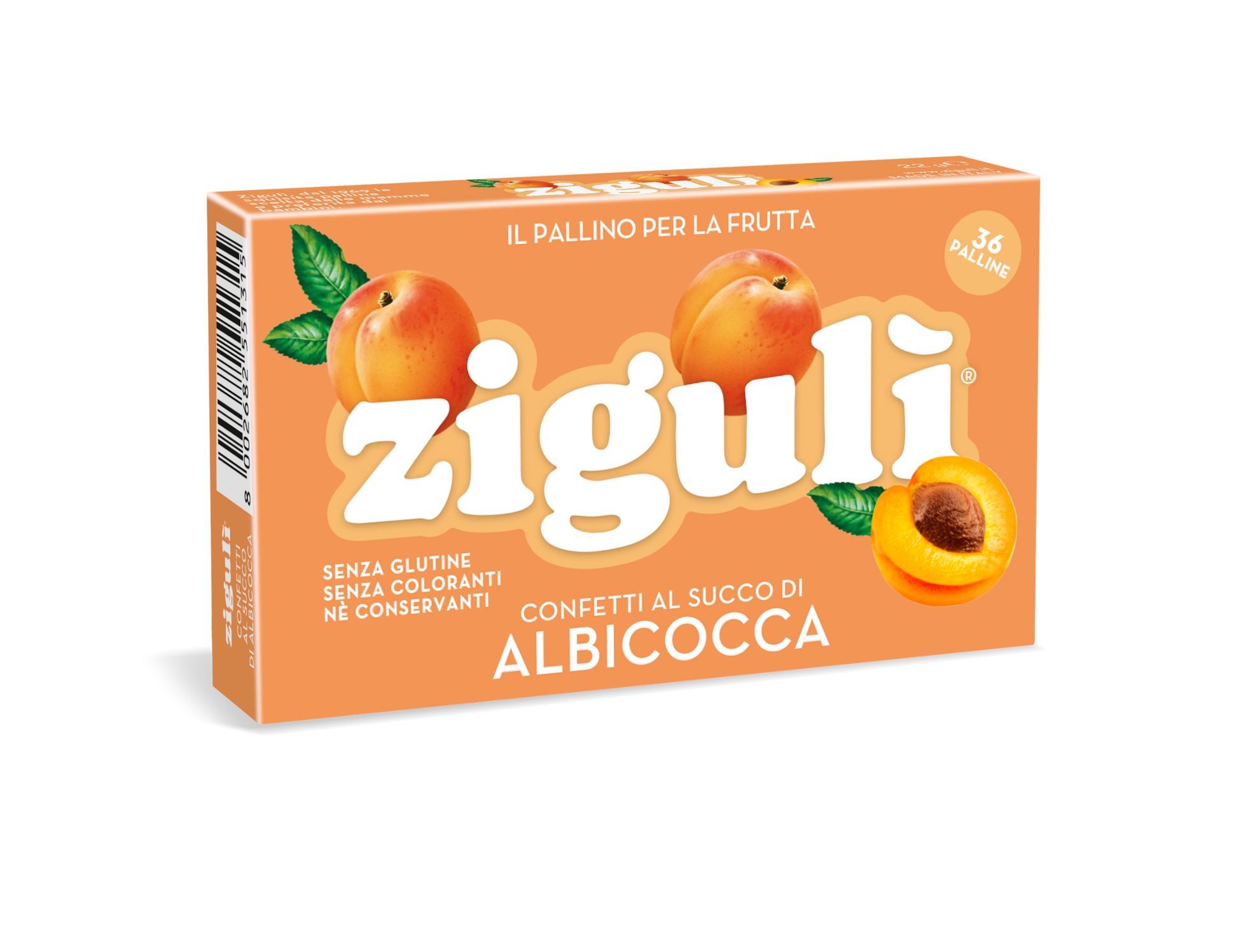 Zigulì Albicocca 36 Palline 22g  - 2