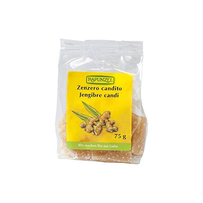 Rapunzel Zenzero Candito Biologico 75g-2