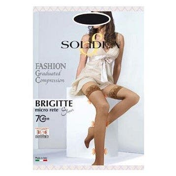 Solidea Brigitte Autoreggente Microrete Sabbia 2-M-0