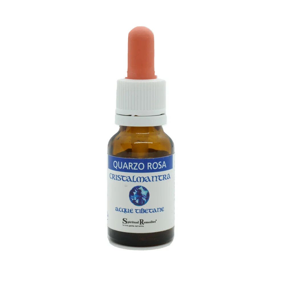 Natur Essenza Singola Acque Tibetane Cristalmantra Quarzo Rosa 15ml-1