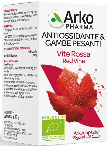 Arkopharma Vite Rossa Bio 45 Capsule-5
