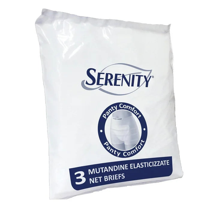 Serenity Panty Comfort Mutandina A Rete Per Incontinenza Taglia L 3 Pezzi-1