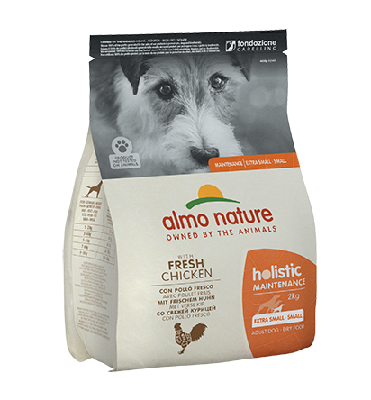 Almo Nature Holistic Maintenance Crocchette Pollo Cani Adulti Taglia Mini E Piccola Sacco 2kg-2