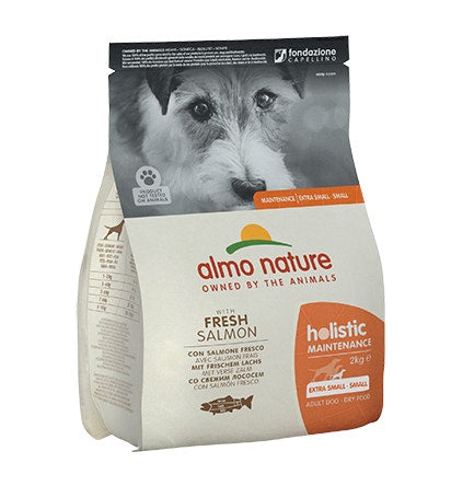 Almo Nature Holistic Maintenance Crocchette Salmone Cani Adulti Taglia Mini E Piccola Sacco 2kg-2