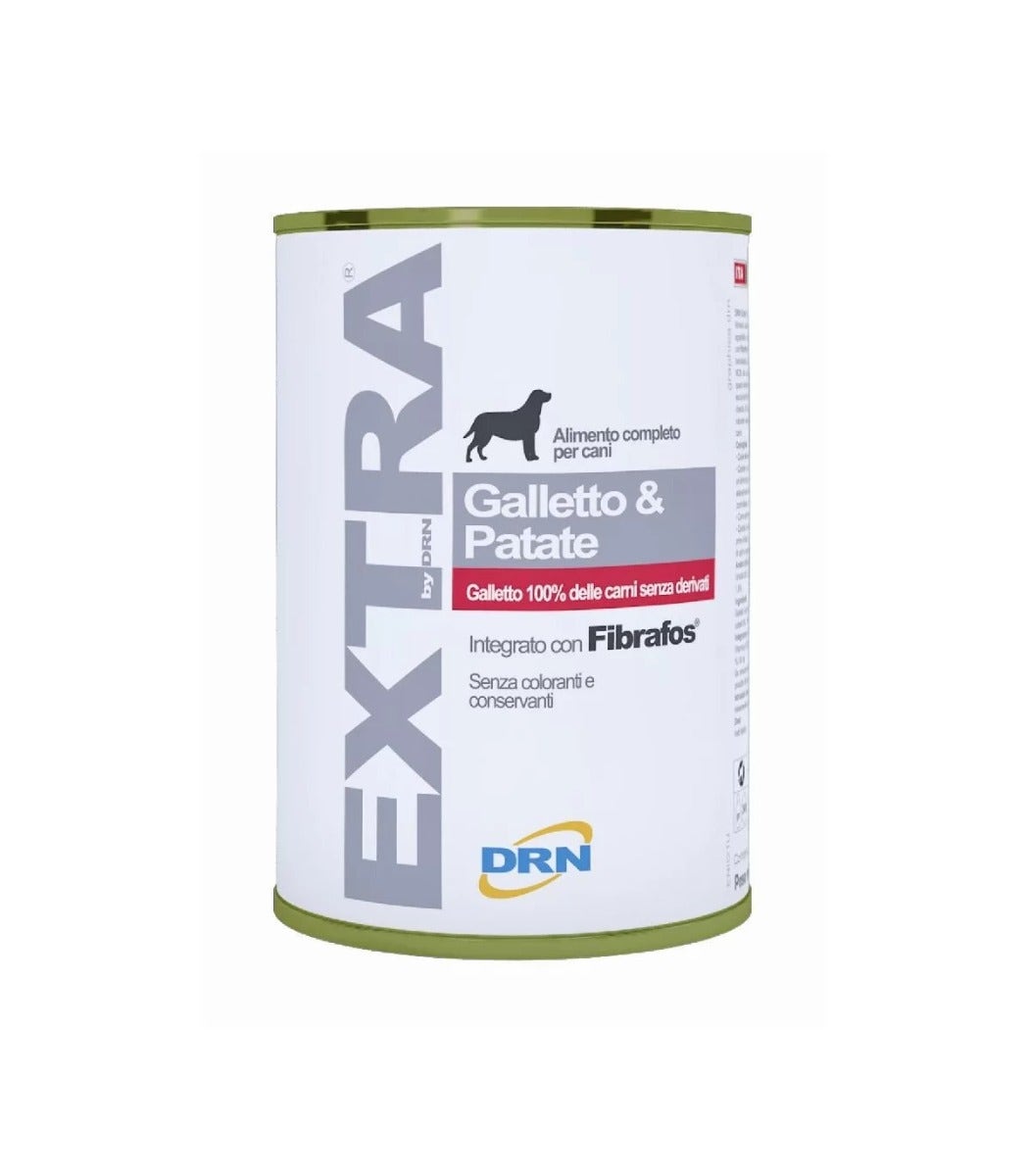 Drn Extra Galletto E Patate Cibo Umido Cani Adulti Barattolo 400g-2