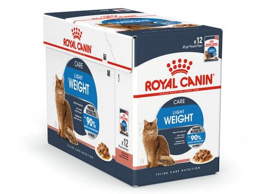 Royal Canin Feline Light Weight Care Umido Per Gatti Adulti Multipack 12X85g-0