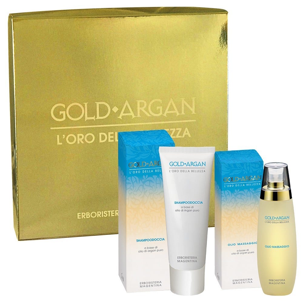Cofanetto Gold Argan Shampoodoccia + Olio Massaggio-2