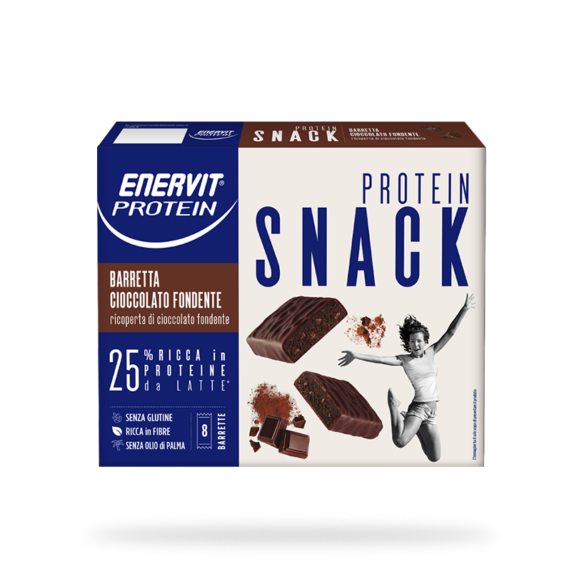 Enervit Protein Snack Cioccolato Fondente 8 Barrette-5