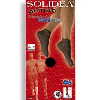Solidea Active Power Unisex Mini Calza Nera Taglia S 1 Paio-1