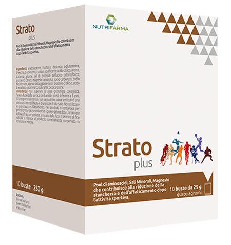 Nutrifarma Strato Plus 10 Bustine 25g Gusto Agrumi-1
