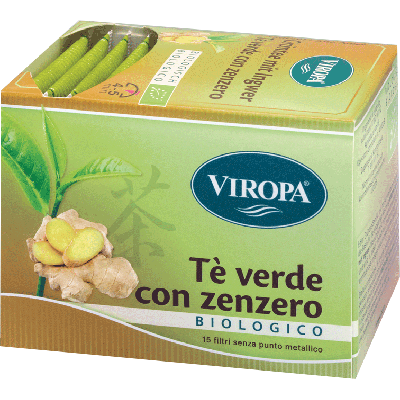Viropa Tè Verde Con Zenzero Bio 15 Filtri-3