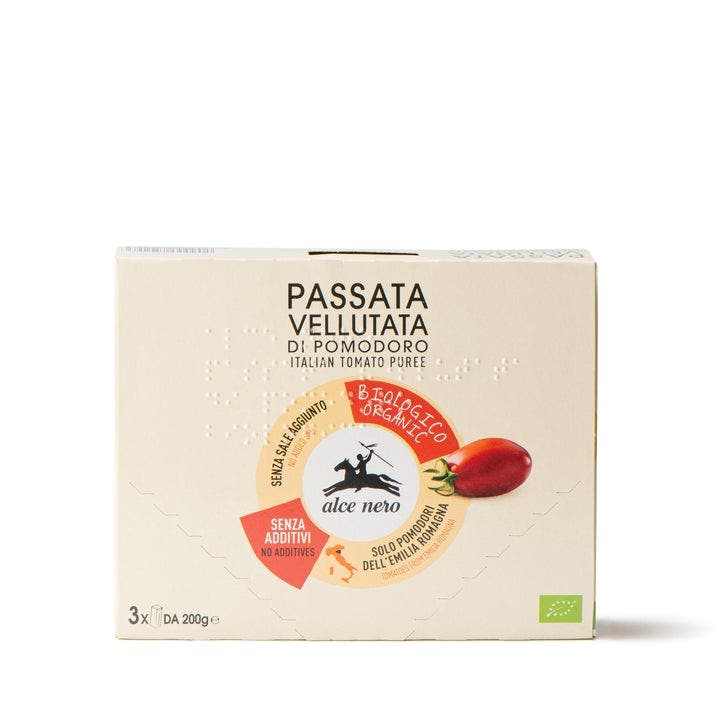 Alce Nero Passata Vellutata Di Pomodoro Bio 3x200g-2