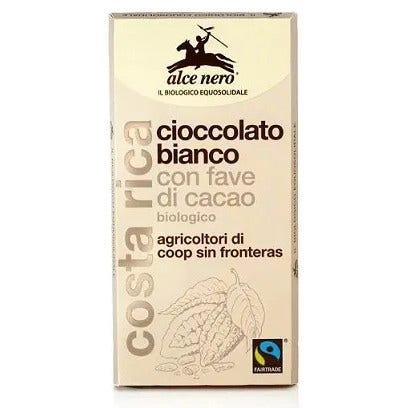 Tavoletta Cioccolato Bianco Bio Con Fave Fairtrade 100g-2