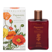 L'Erbolario Bagnoschiuma Papavero Soave Detergente Azione Antiossidante 250ml-2
