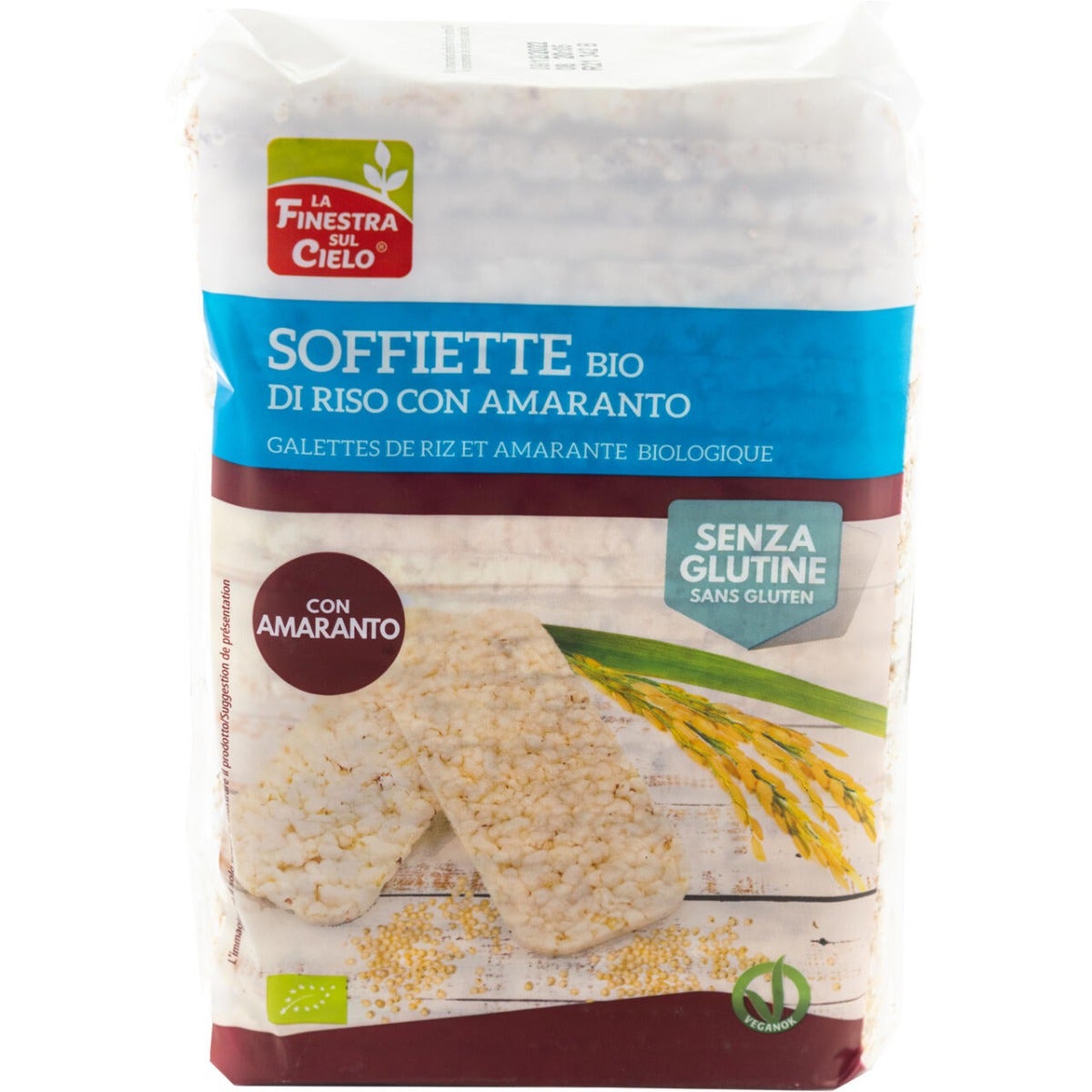 La Finestra Sul Cielo Soffiette Riso Amaranto Bio 130g-2