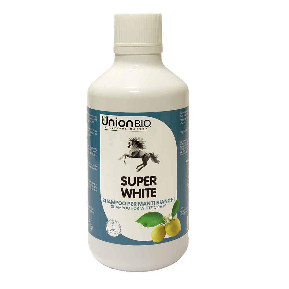 Super White Shampoo Manti Chiari Per Equini 500ml-3