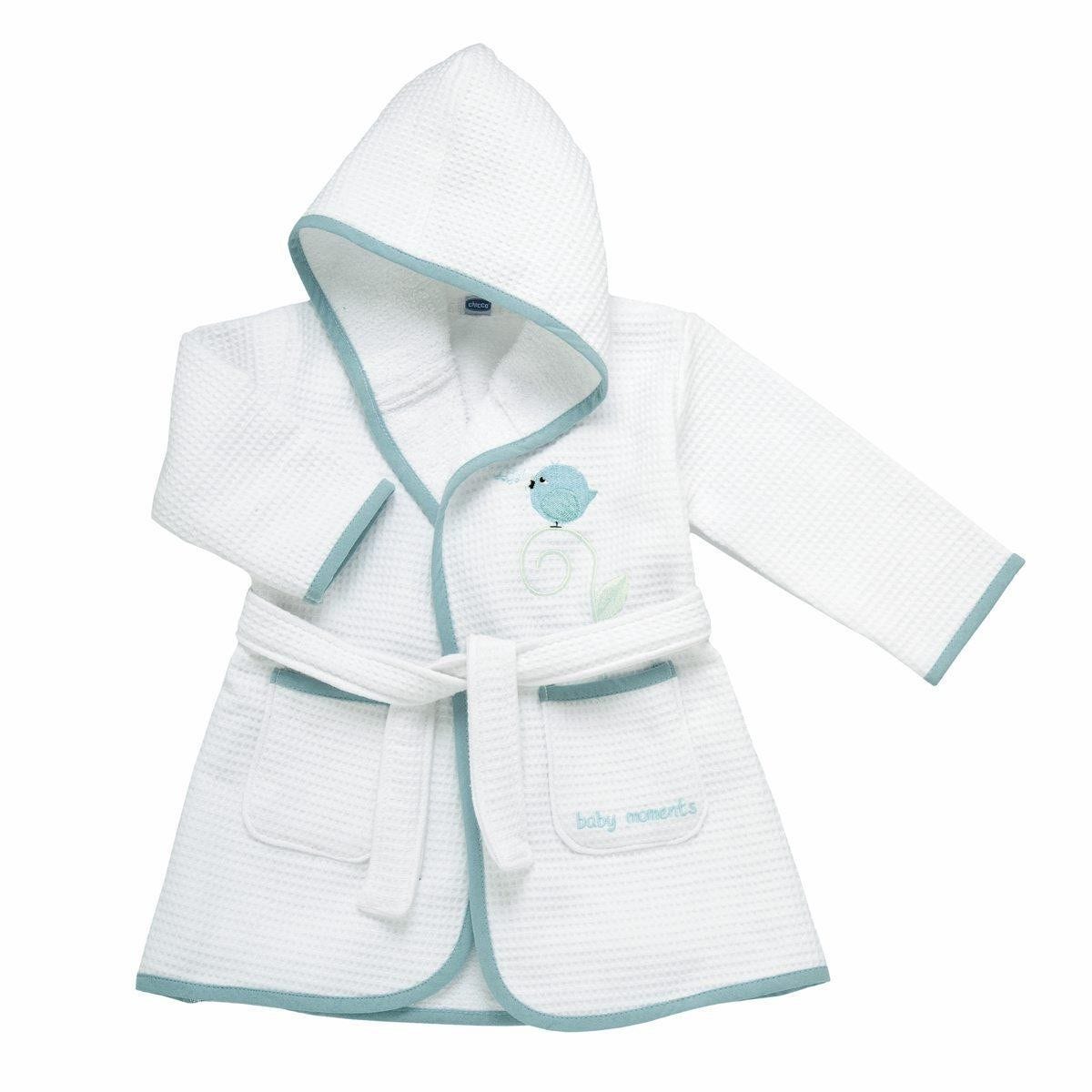 Chicco Accappatoio Tenero Uccellino Tessuto Piquet 12 Mesi+-2