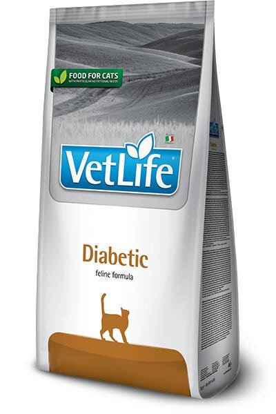 Farmina Vet Life Natural Feline Diabetic Cibo Secco Per Gatti Sacco 400g-1