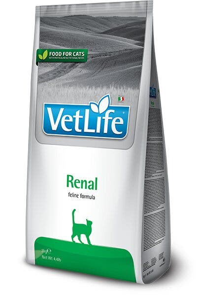 Farmina Vet Life Natural Feline Renal Cibo Secco Per Gatti Sacco 2kg-1