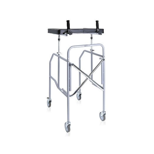 Moretti Mopedia Deambulatore In Acciaio Verniciato Con Appoggio Antibronchiale A Tavolo-1