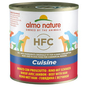 Almo Nature HFC Cuisine Manzo Con Prosciutto Umido Per Cani Adulti 290g-1