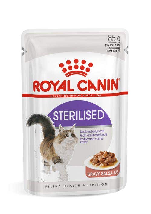 Royal Canin Feline Sterilised Gravy Umido Per Gatti Adulti Sterilizzati Bustina 85g-1