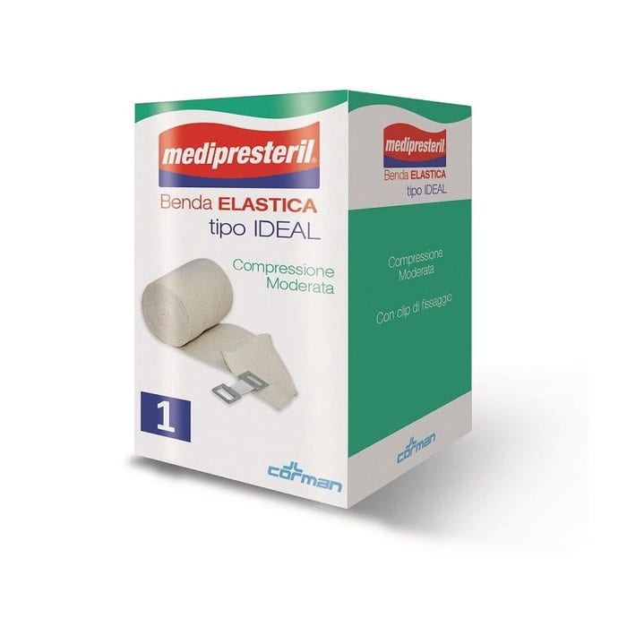 Medipresteril Benda Elastica Ideal Compressione Moderata 5x450cm Tesi-1