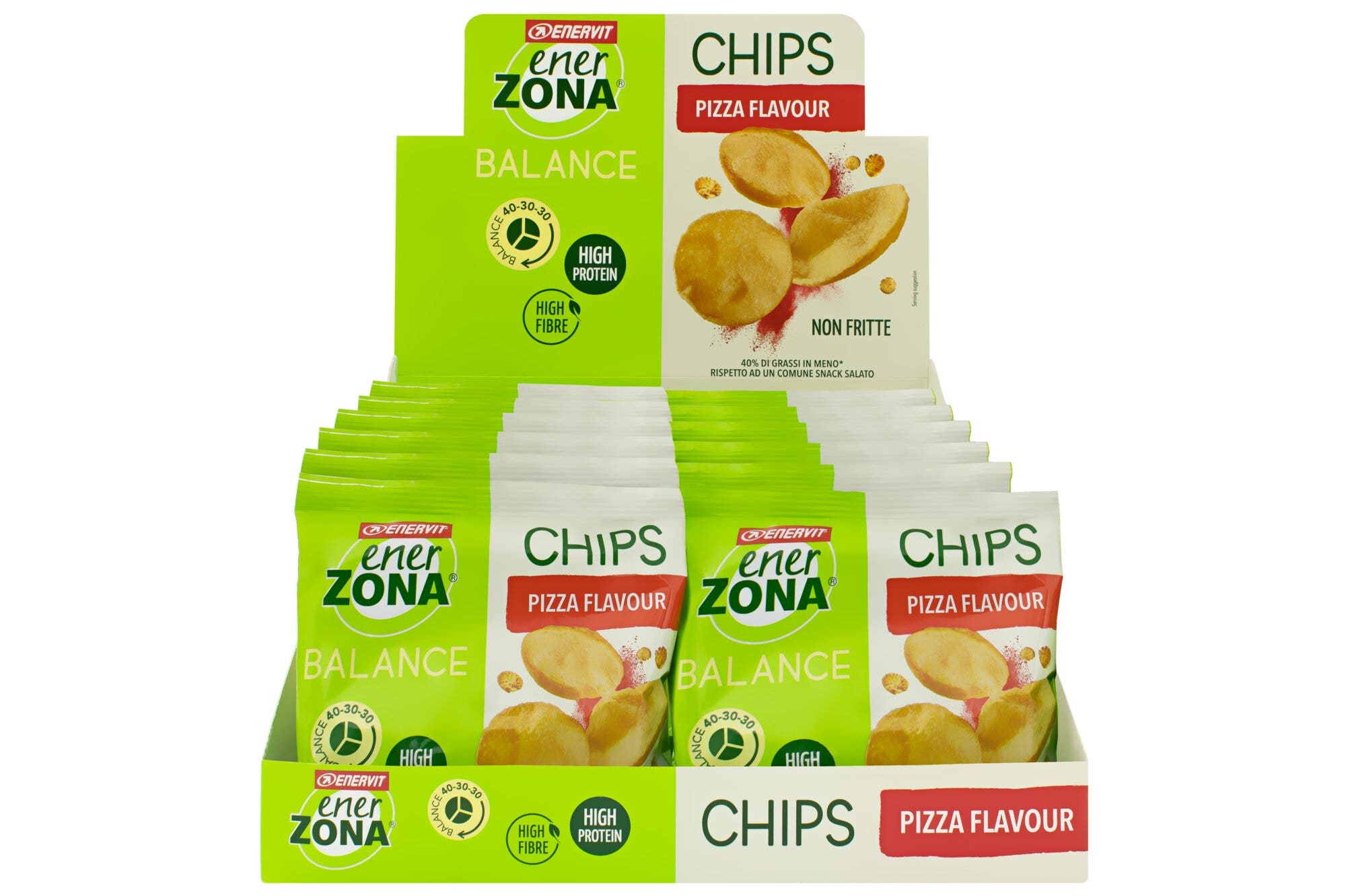 Enerzona Chips Pizza 14 Sacchetti da 23 g-1