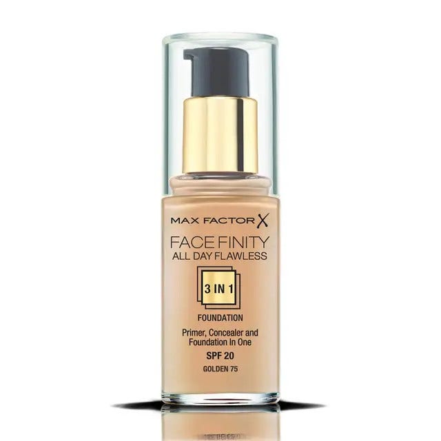 Max Factor Fondotinta Facefinity All Day Flawless 3In1 75 Golden-7