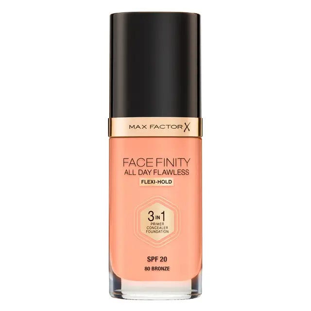 Max Factor Fondotinta Facefinity All Day Flawless 3In1 80 Bronze-6
