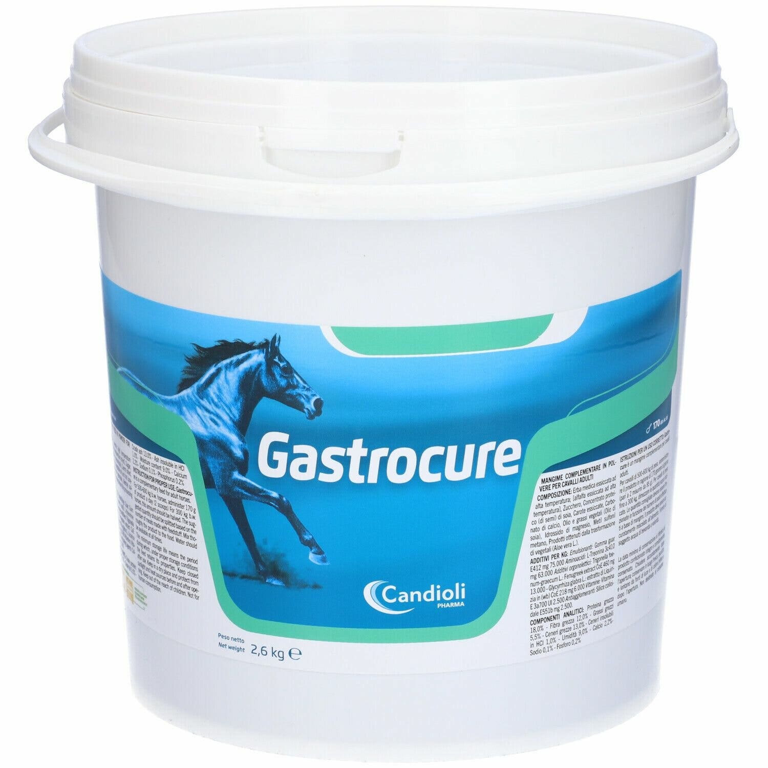Candioli Gastrocure Mangime Complementare Per Equini 2,6Kg-2