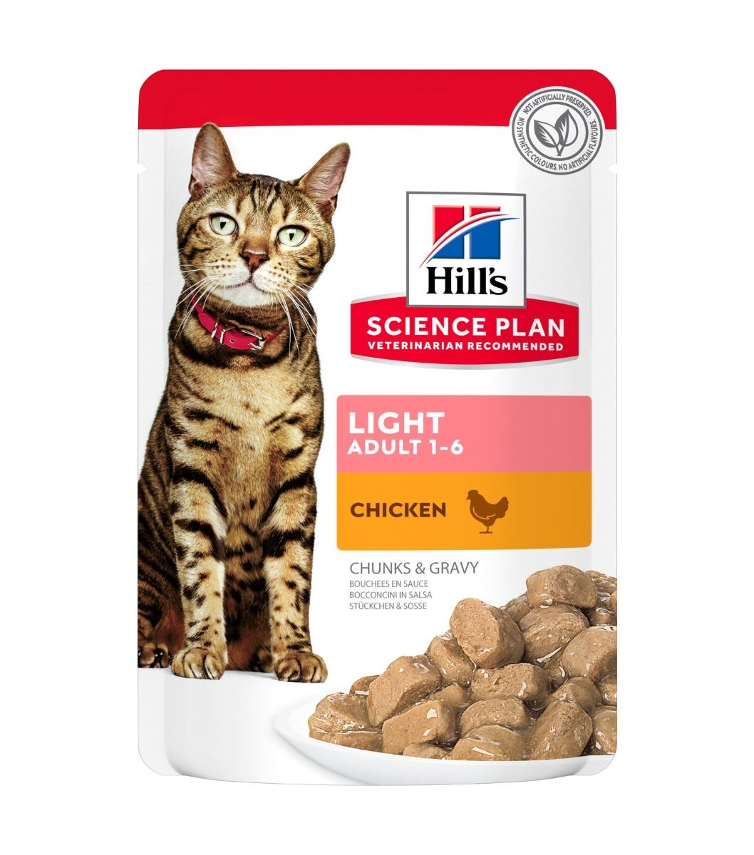 Hill's Science Plan Light Bocconcini Pollo Per Gatti Adulti 85g-2