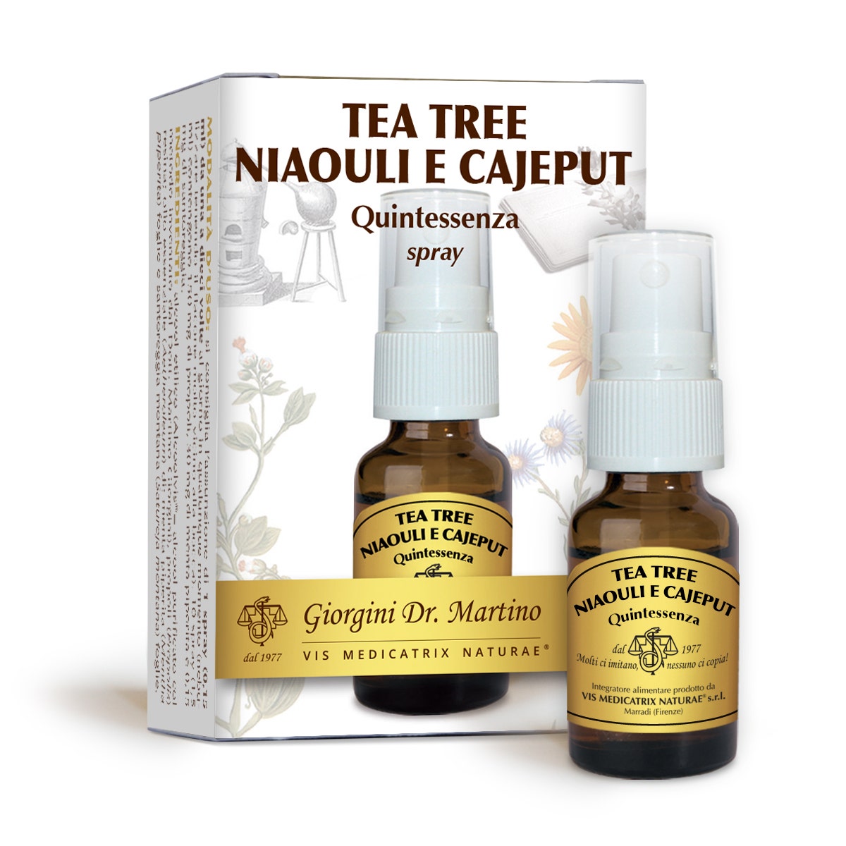 Dr.Giorgini Tea Tree Niaouli E Cajeput Quintaessenza Spray 15ml-2