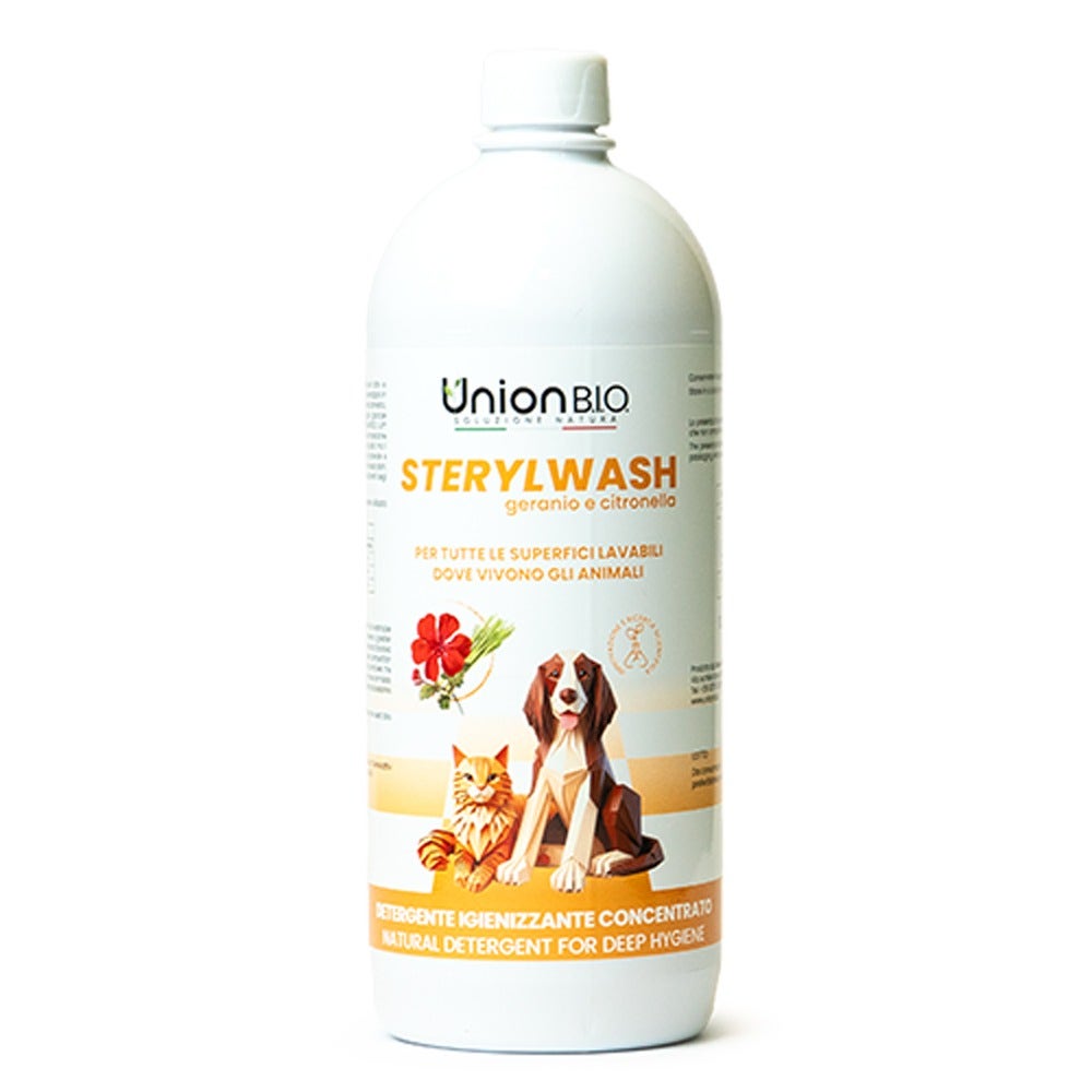 Sterylwash Detergente Igienizzante Naturale Concentrato Per Superfici Geranio/Citronella 1 Litro-4