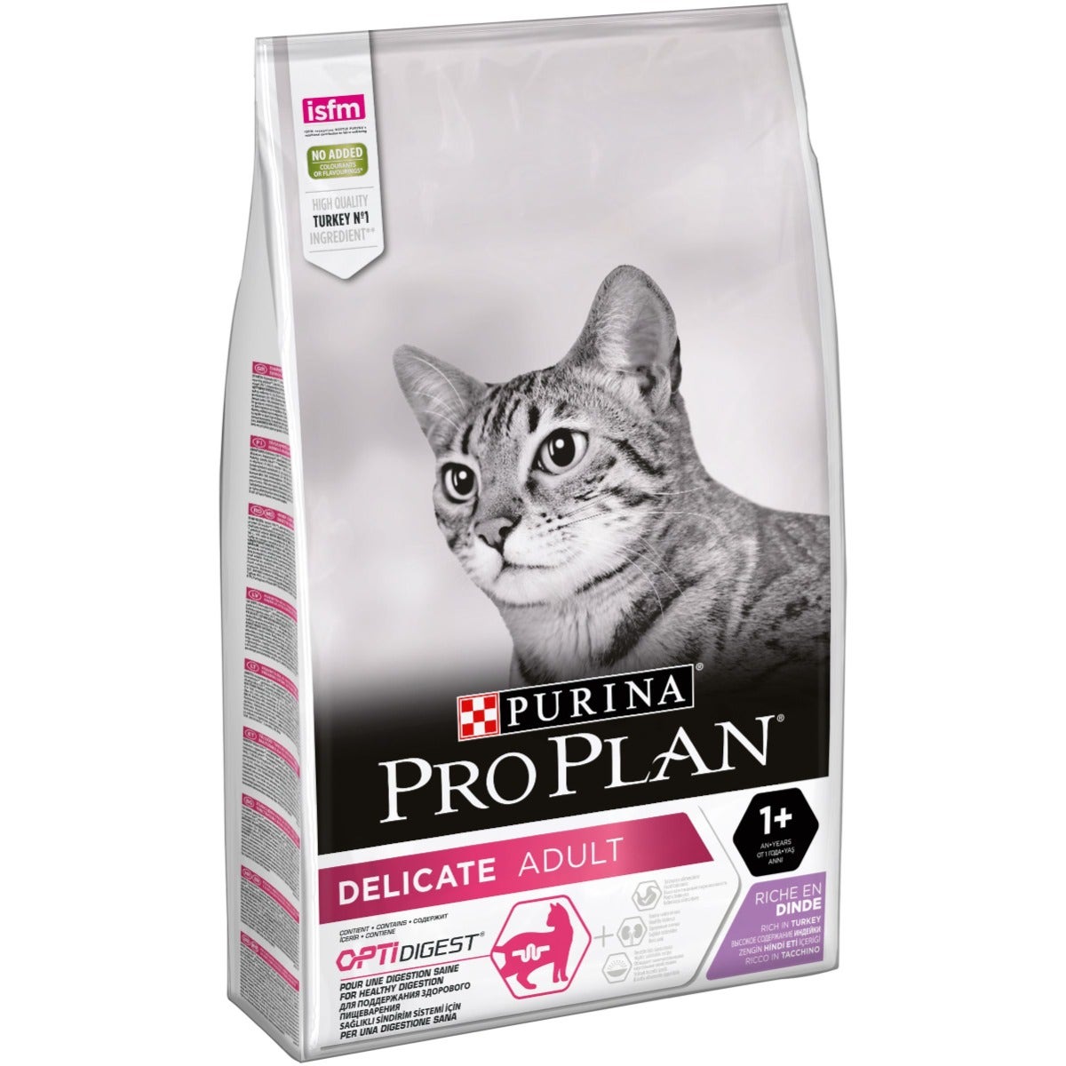 Purina Pro Plan Delicate Gatto Crocchette Tacchino Sacco 10kg-0