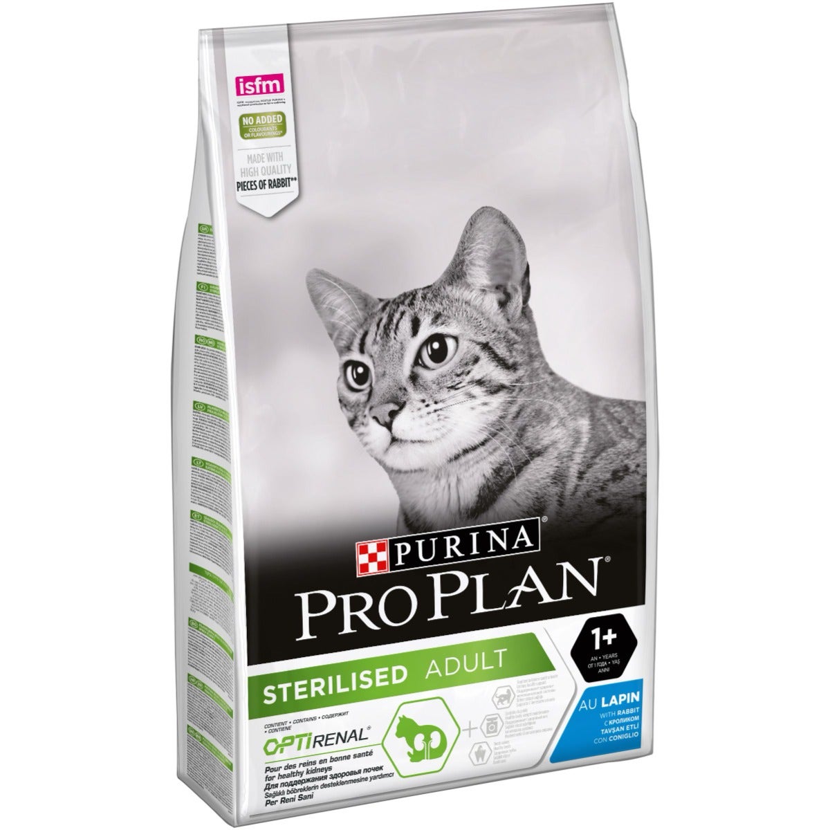 Purina Pro Plan Sterilised Gatto Crocchette Coniglio Sacco 10kg-0