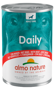 Almo Nature Daily Menù Cibo Umido Manzo Per Cani Adulti Lattina 400g-2