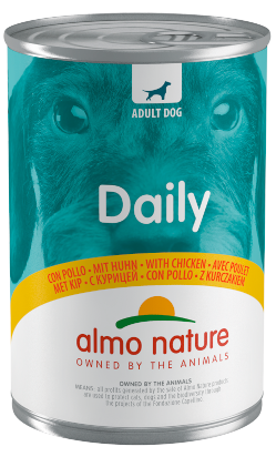Almo Nature Daily Menù Cibo Umido Pollo Per Cani Adulti Lattina 400g-2