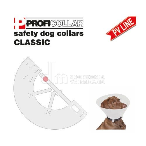 Collare Elisabetta ProfiCollar Classic Opaco Misura 15 M-1