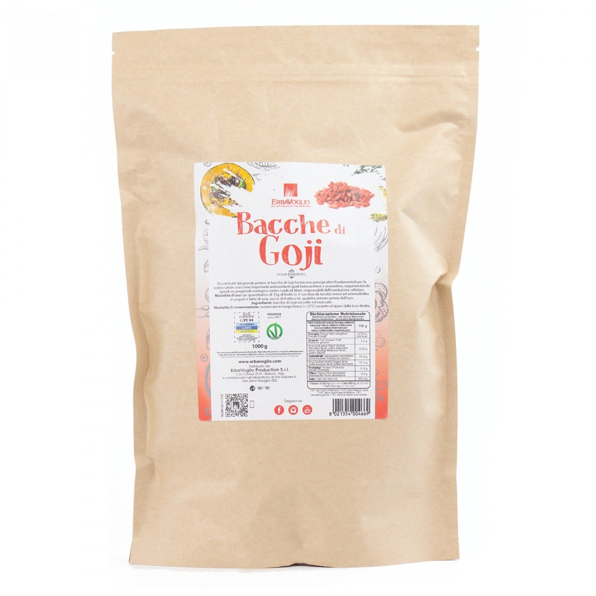 Erbavoglio Bacche Di Goji 1kg-2