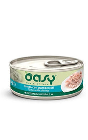 Oasy Wet Cat Tonno con Gamberetti Lattina Gr 70-1