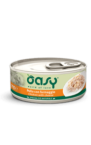 Oasy Wet Cat Pollo Con Formaggio Cibo Umido Per Gatti Adulti 70g-2