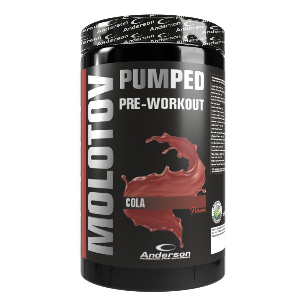 Anderson Molotov Pumped Pre Workout Gusto Cola 600g-1