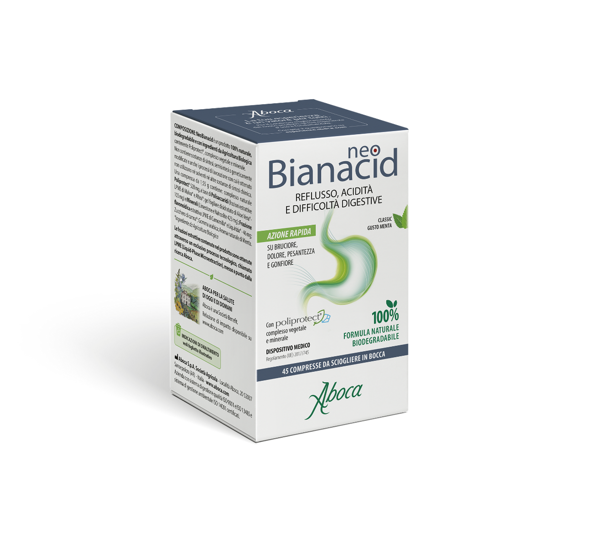 Aboca Neobianacid 45 Compresse Masticabili